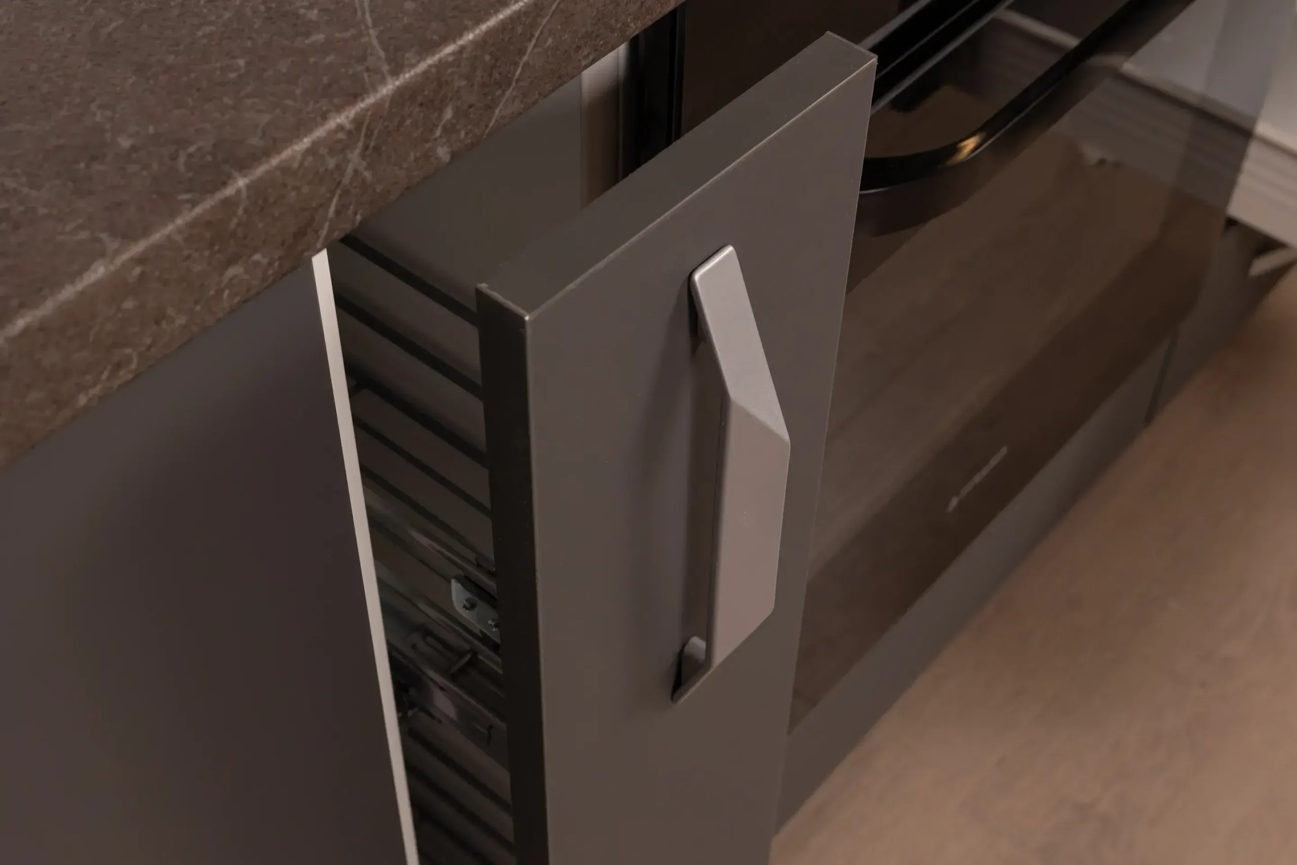 Bucătărie Modulară Completă Compact 3 – Design Urban & Contrast Antracit - imagine 10