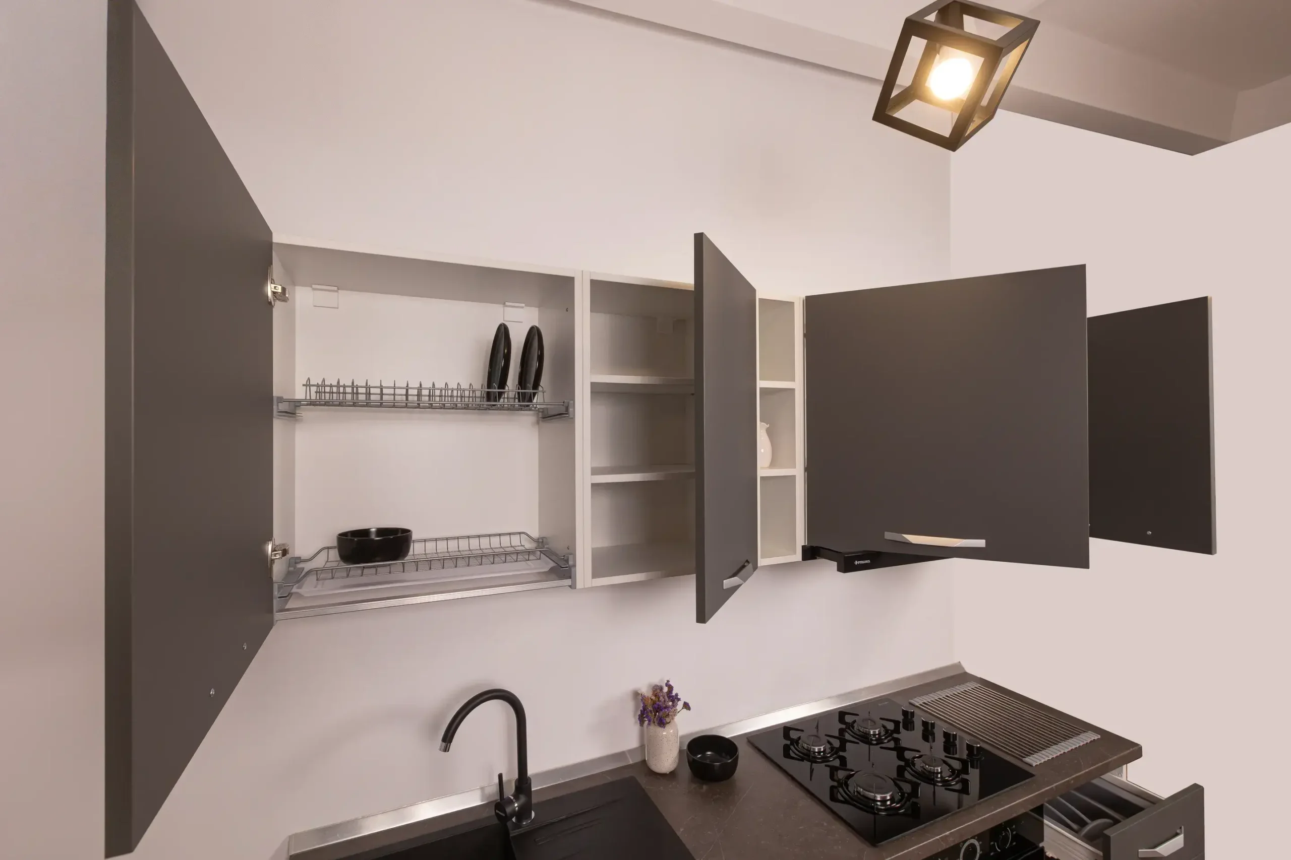 Bucătărie Modulară Completă Compact 3 – Design Urban & Contrast Antracit - imagine 20